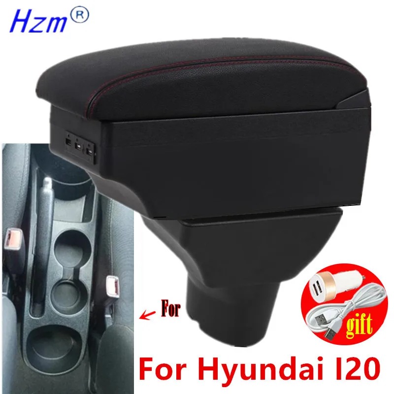 Auto Armlehne Für Hyundai I20 Armlehne box 2012 2013 2014 2015 2016 Interior Center lagerung box Gewidmet Retrofit Auto Zubehör