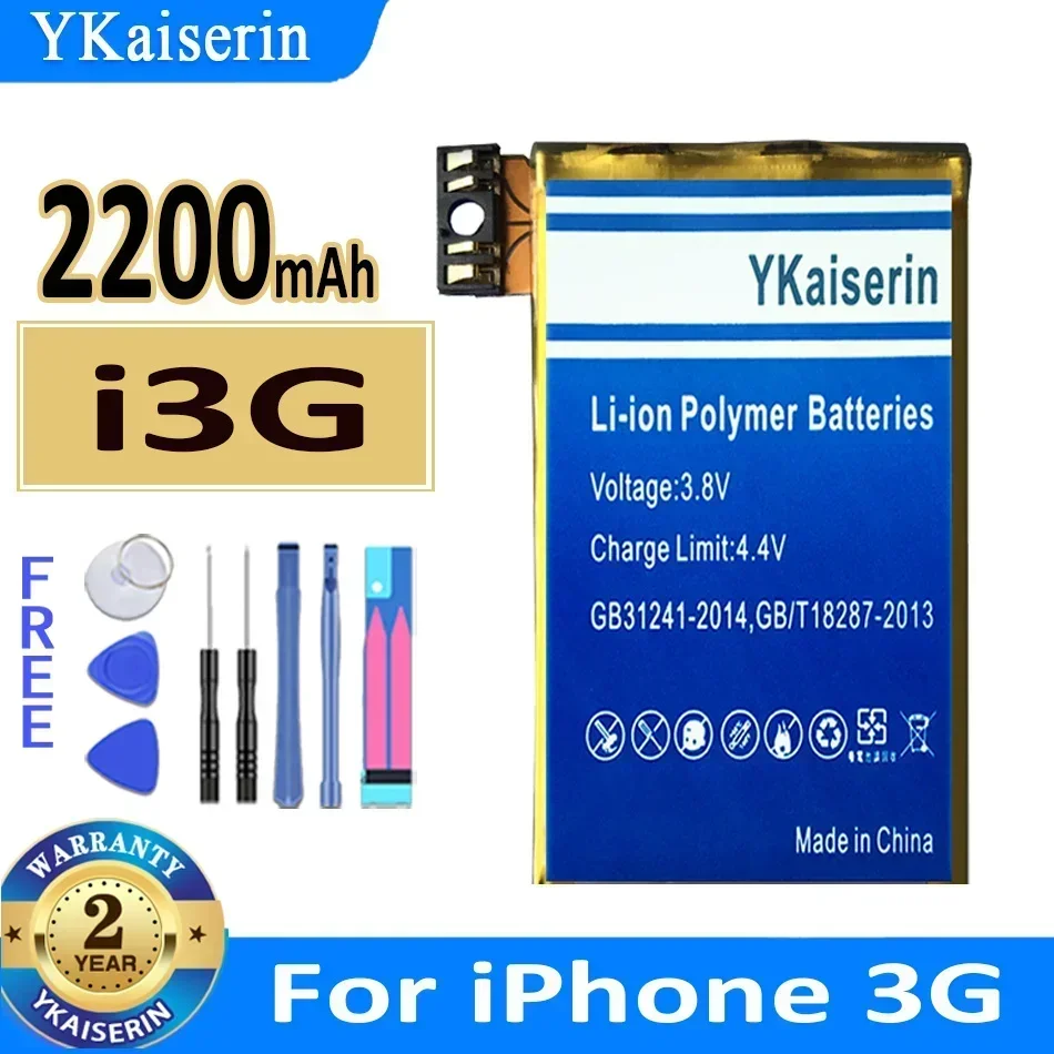 YKaiserin Battery For iPhone 11 8 7 6 6S 5 5S 5C 4S 3G 3GS X XR XS Max SE 2020 XSMax SE2020 SE 2 SE2 Mobile Phone Batterij