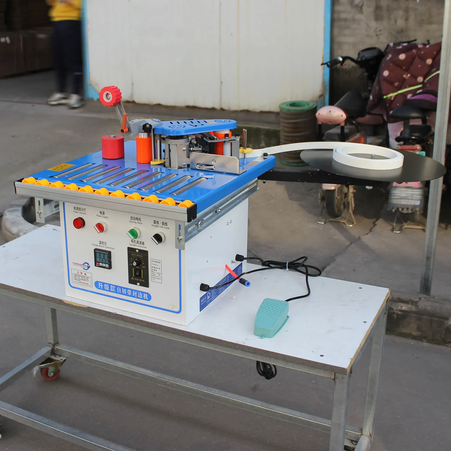 ST70 Manual Mini Wood PVC Curved Small Portable Woodworking Automatic Edge Banding Machine