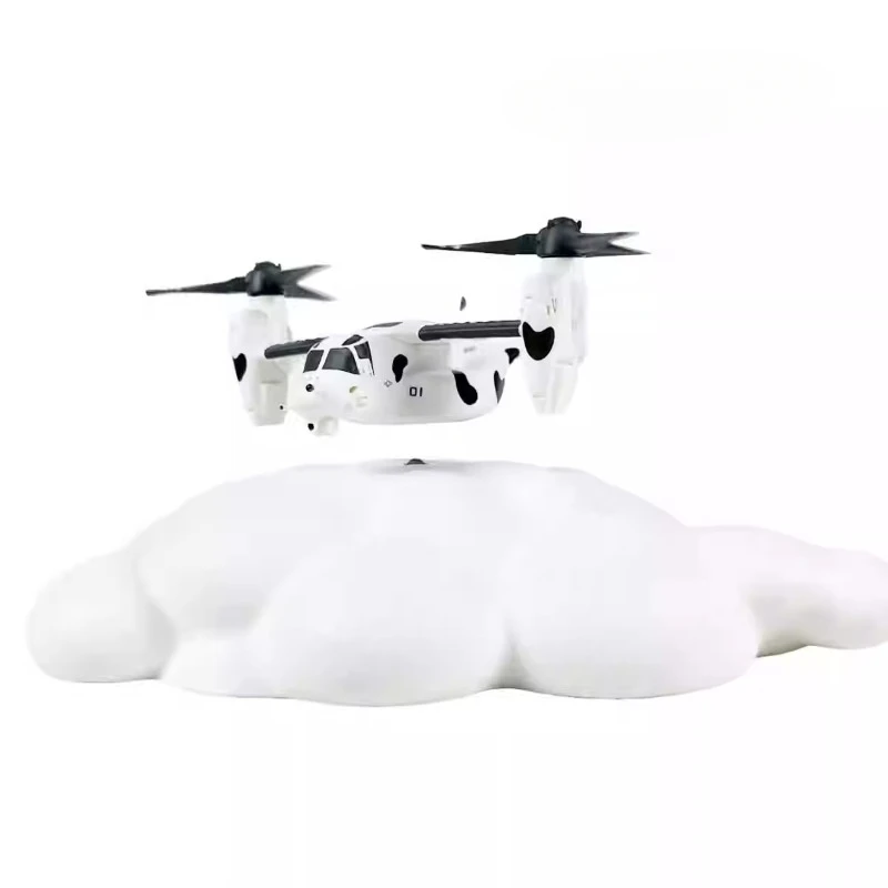 

Creative Maglev Osprey V22 tabletop ornament airplane model toy birthday gift for boys and girls