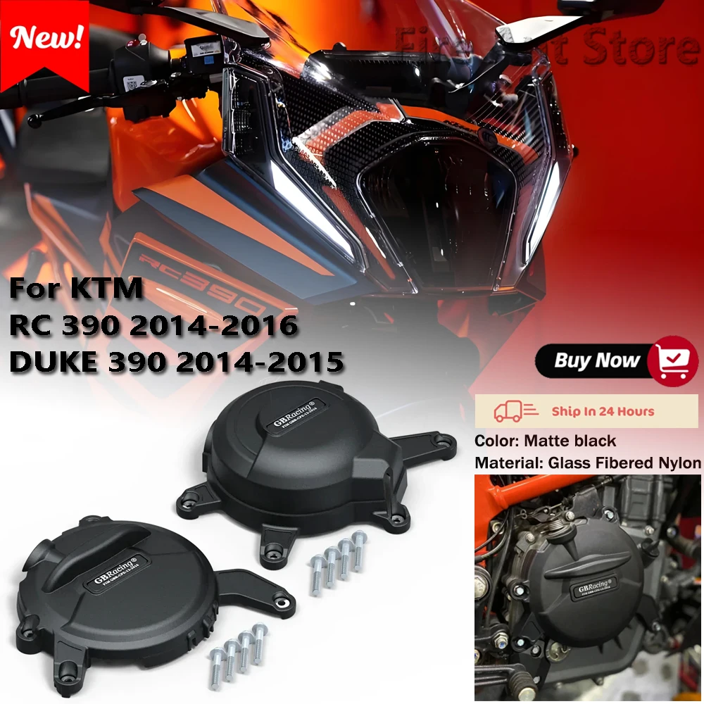 

GBRacing Engine Protective Cover Guard Protector Fall Protection Cover For DUKE 390 2014-2015 and KTM RC 390 2014-2016