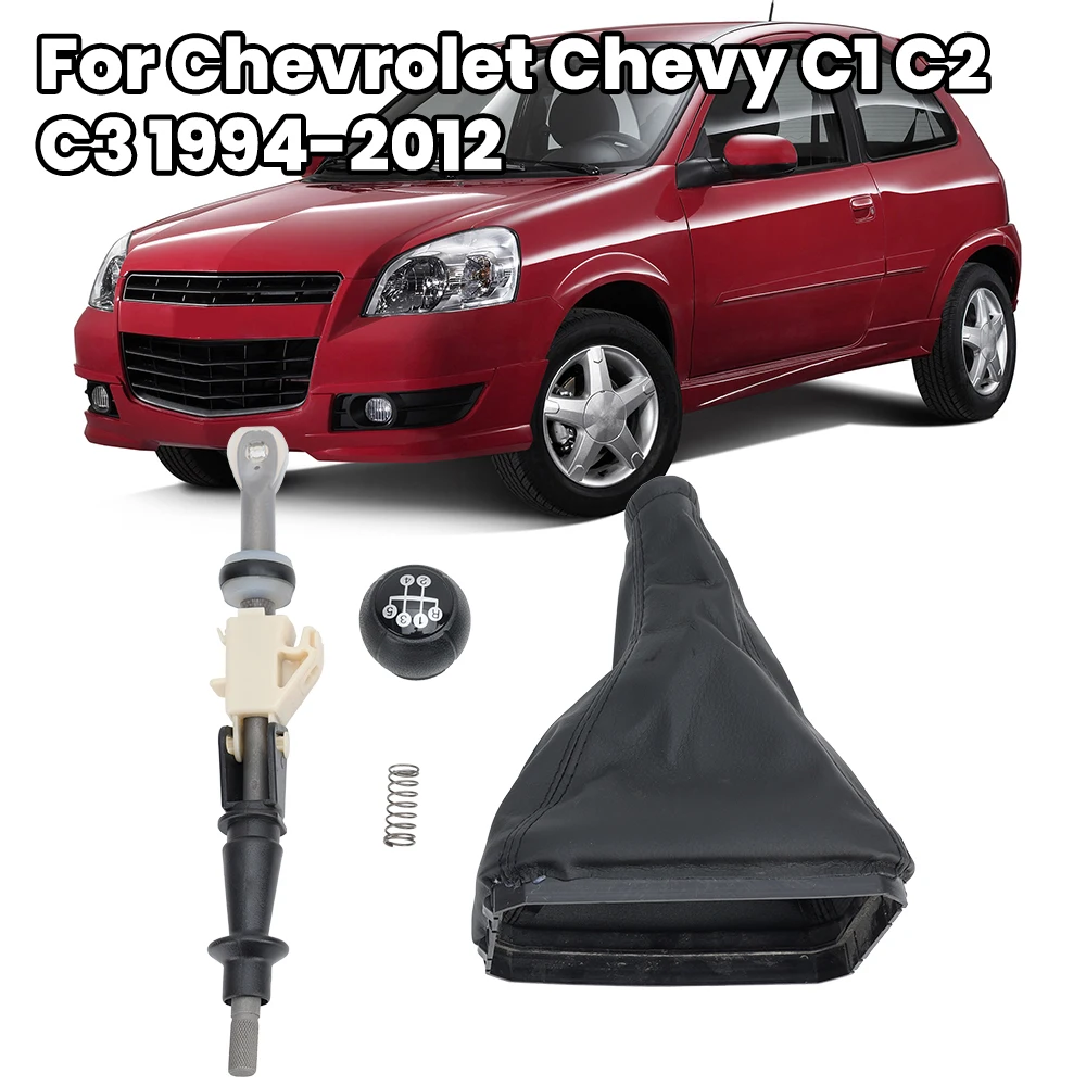 

Рычаг переключения передач с подкладкой, крышка ручки для Chevrolet Chevy C1 C2 C3 1994-2012, подходит для замены, черный 93382834 93303048, аксессуары