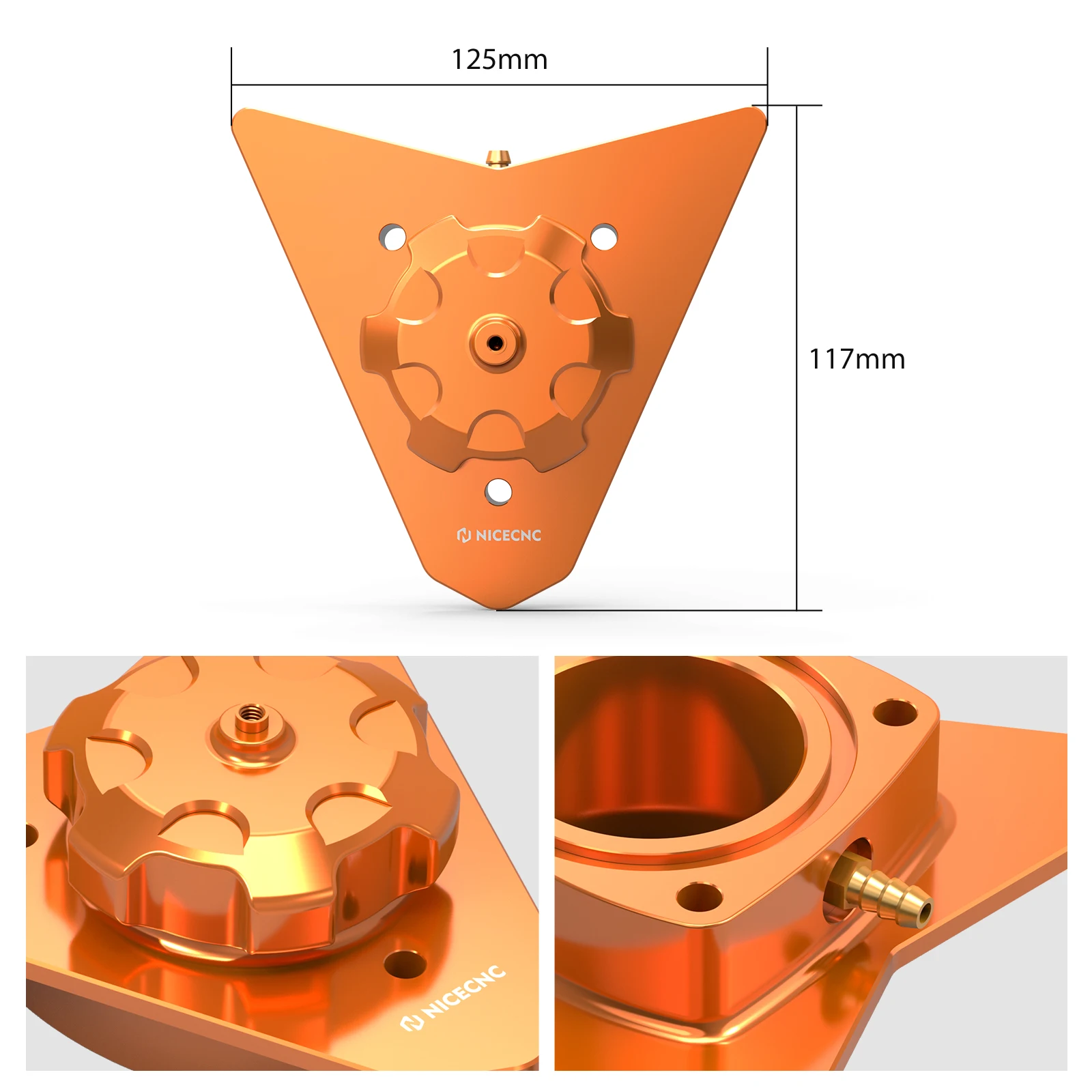 NICECNC For KTM 690 SMC SMCR Enduro R Enduro 690 2008-2018 Gas Oil Fuel Tank Cap Cover Fuel Filler Neck Accessories