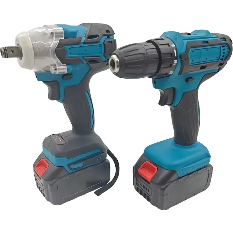 18V 24V Brushless Rechargeable Lithium Battery Power Tool Set Electric Hand Drill Kit High Quality