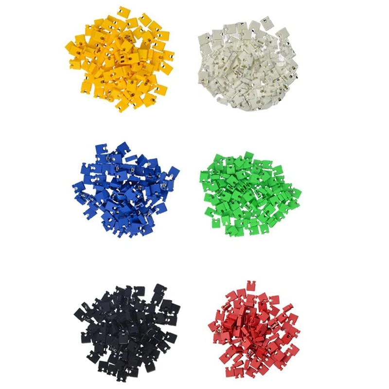 24-Hour Delivery 100Pcs 2.54MM Jumper Cap Open Type Shorting Cap Shorting Block Shorting Cap Socket Pin Header Connection Block