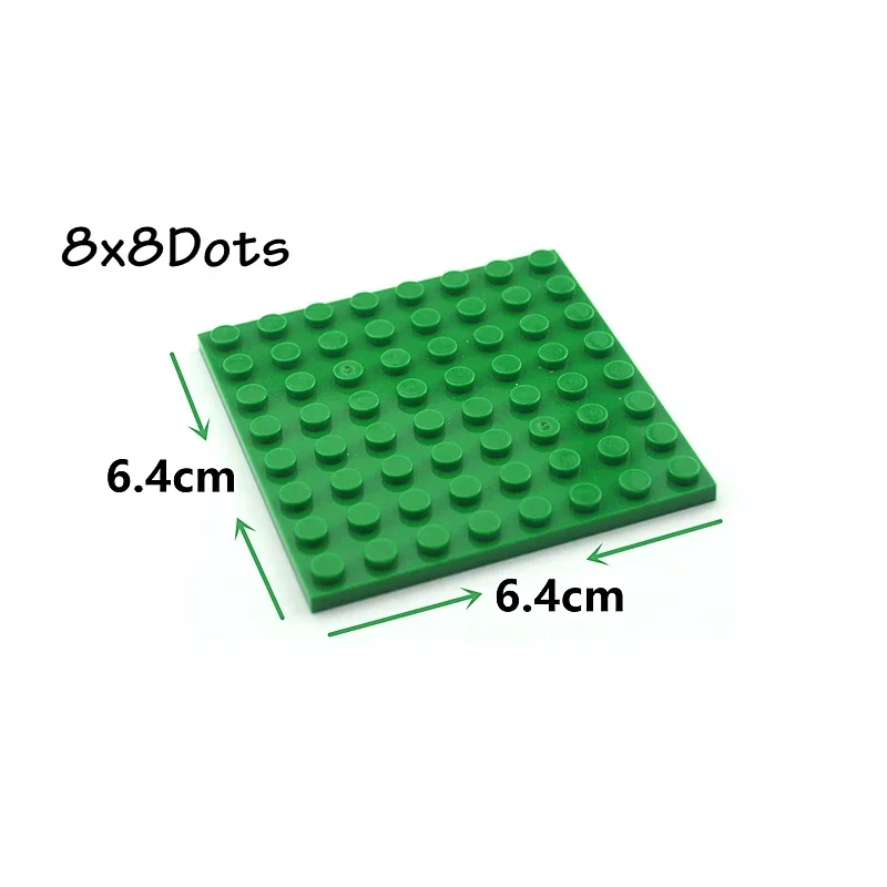 DIY Building Blocks Thin Figures Bricks 10pcs Size 8x8 Dots Compatible with 41539 Assemblage Educational Creative Toys