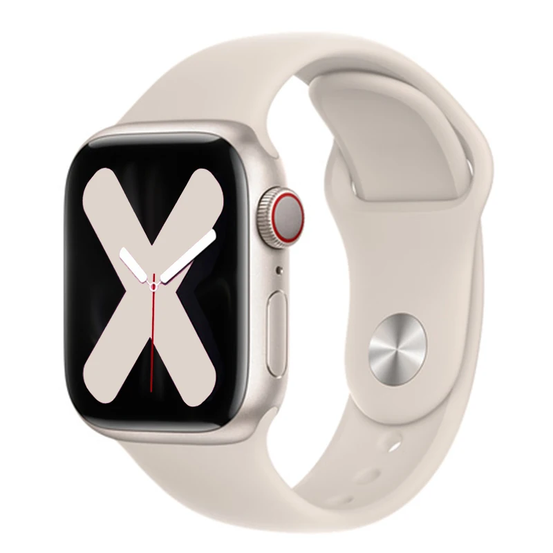 Silicone Strap For Apple Watch Band 10 42/46mm 44/45mm 38/40/41mm Sport bracelet iwatch serie 9 8 7 6 5 4 3 SE ultra 2 49mm Band image 2