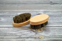 Professional Eco Friendly Boar Bristle Men's Shaving Brush Portable Barber Natural Beard Brush For Facial Cleaning Mustache Tool