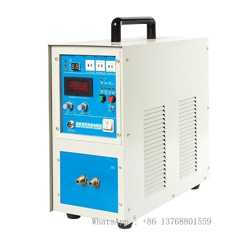 35kw Big Power High-frequency Induction Heating Machine ZVS Induction Heater Silver Gold Melting Furnace