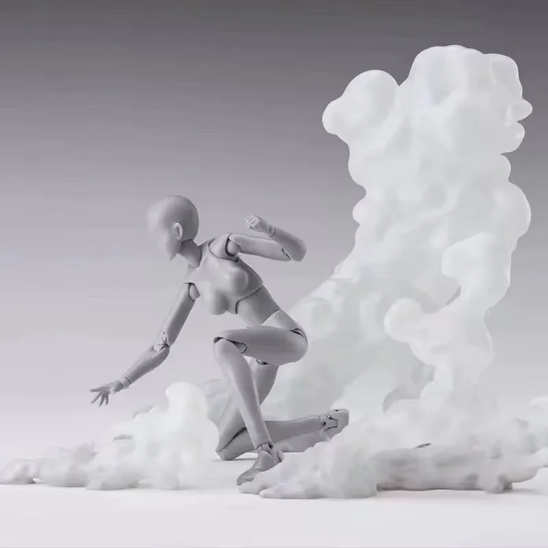 S.H.Figuarts In Stock Effect Smoke White Ver. إكسسوارات لـ Shf متوافقة مع الدمى المتحركة Shf بدون دمى هدية للأطفال #4