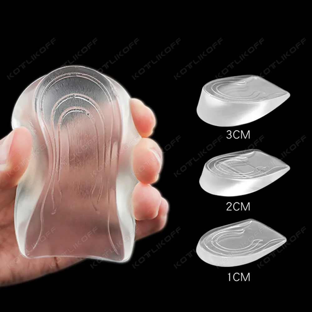 

Самоклеящиеся силиконовые гелевые стельки для увеличения высоты, амортизирующие вставки для подъема пятки, подъемники для обуви, подушечки для обуви, стельки для лифта