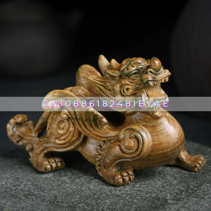 Green Sandalwood Overlord Pixiu Ornament