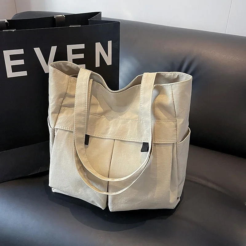 Canvas Female Large Capacity New Style Fashion Fallow Shoulder Bag Student Commute Tote Bag Guy Bags for Women