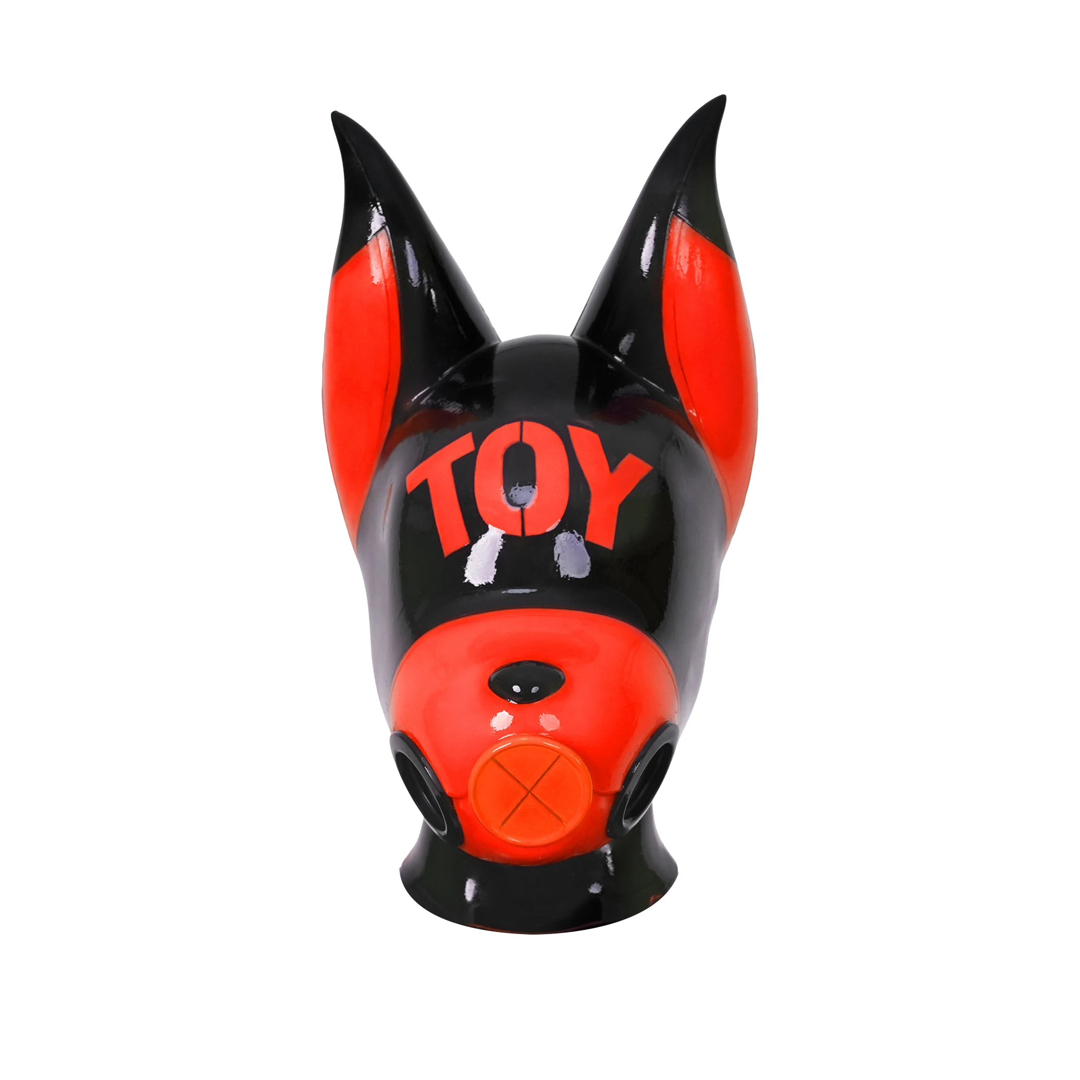 Feturax Silicone Female Dog Drone for Cosplay Costumes Realistic Furry Hood Halloween Mask Color Custom