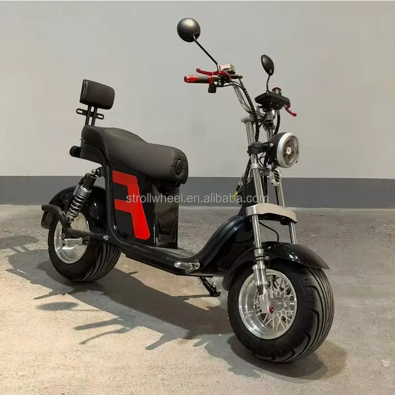 Adult Electric Motorcycle Electric Moto Bike Motorcycle 1000w Electric Motorcycle Citycoco 2 Wheel Handlebar Length 69CM