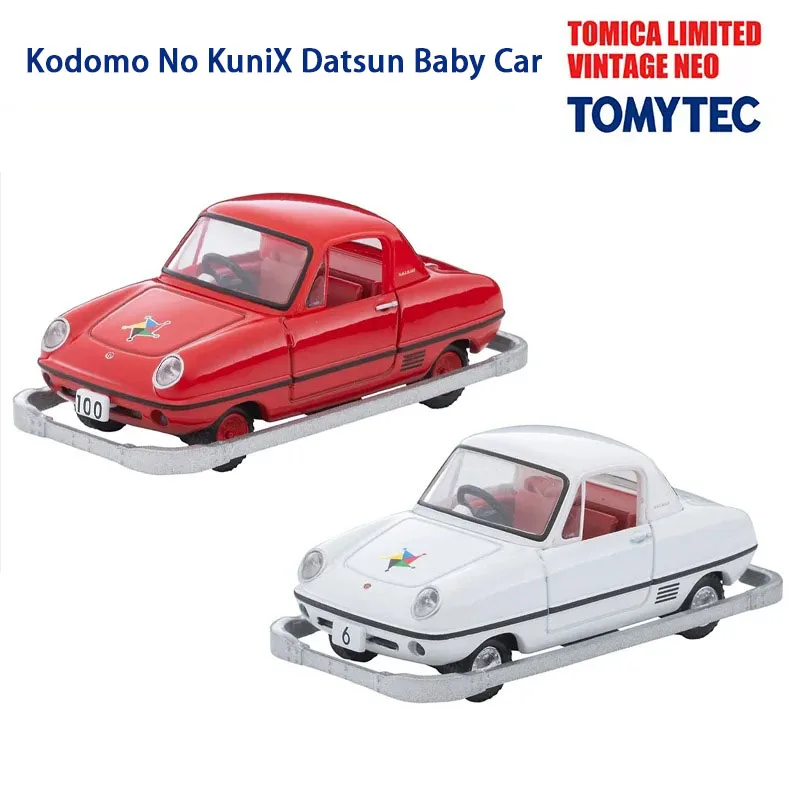 TAKARA TOMY TOMYTEC TLV Kodomo No Kuni X Datsun Baby Car 6 100 Alloy Car Static Die Cast Vehicles Collection Model Car Toy