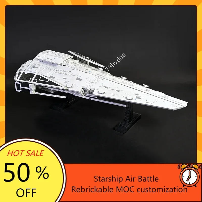 

5470 шт., строительные блоки MOC Space Battle Series Raider-class II, модель Корвет-корвус, технологические кирпичи для сборки, игрушки, подарки