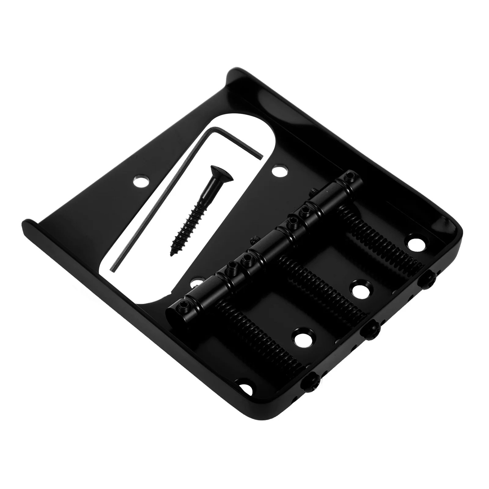 

1Set Carbon Steel Electric Guitar Bridge Replacement Saddle Durable Guitar Part for Tone and String Adjustment