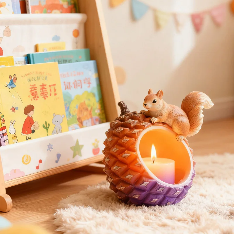 

Pinecone Guardian Silicone Mold Set - DIY Resin Candle Holder, Vase & Plaster Cup Craft for Home Decor