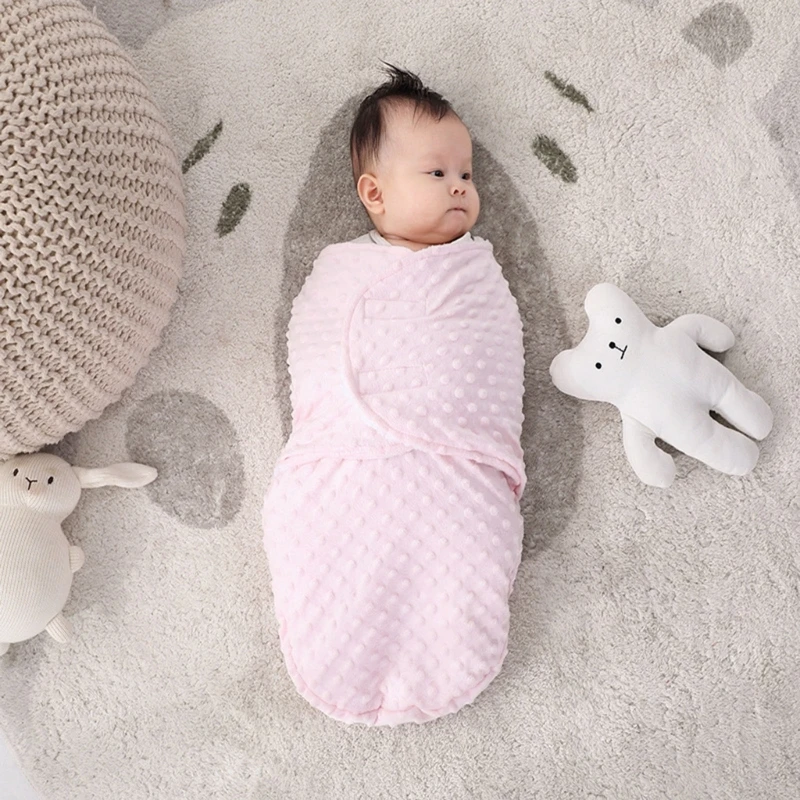 Selimut Bedong Bungkus Kantong Tidur Bayi Baru Lahir Selimut Tidur 0-2 Bulan D5QA