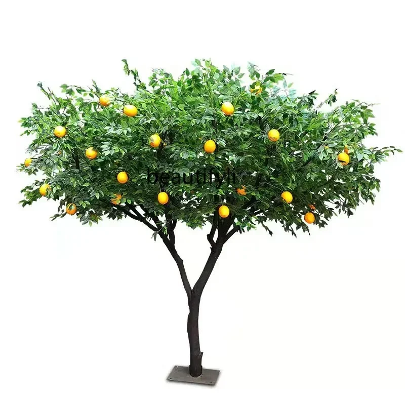 

QEmulational Fake Tree Fruit Trees Large Indoor Decorative Setting Decoration Props Treeshy