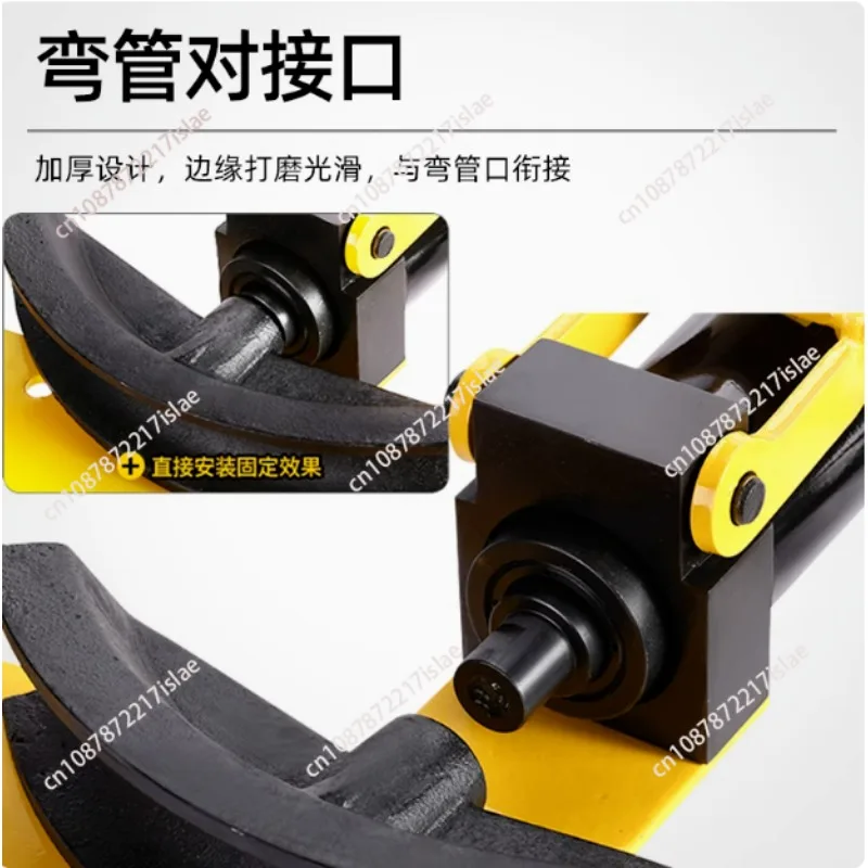 Hydraulic Pipe Bender Manual Pipe Iron Tube Steel Pipe Bending Tool 10T