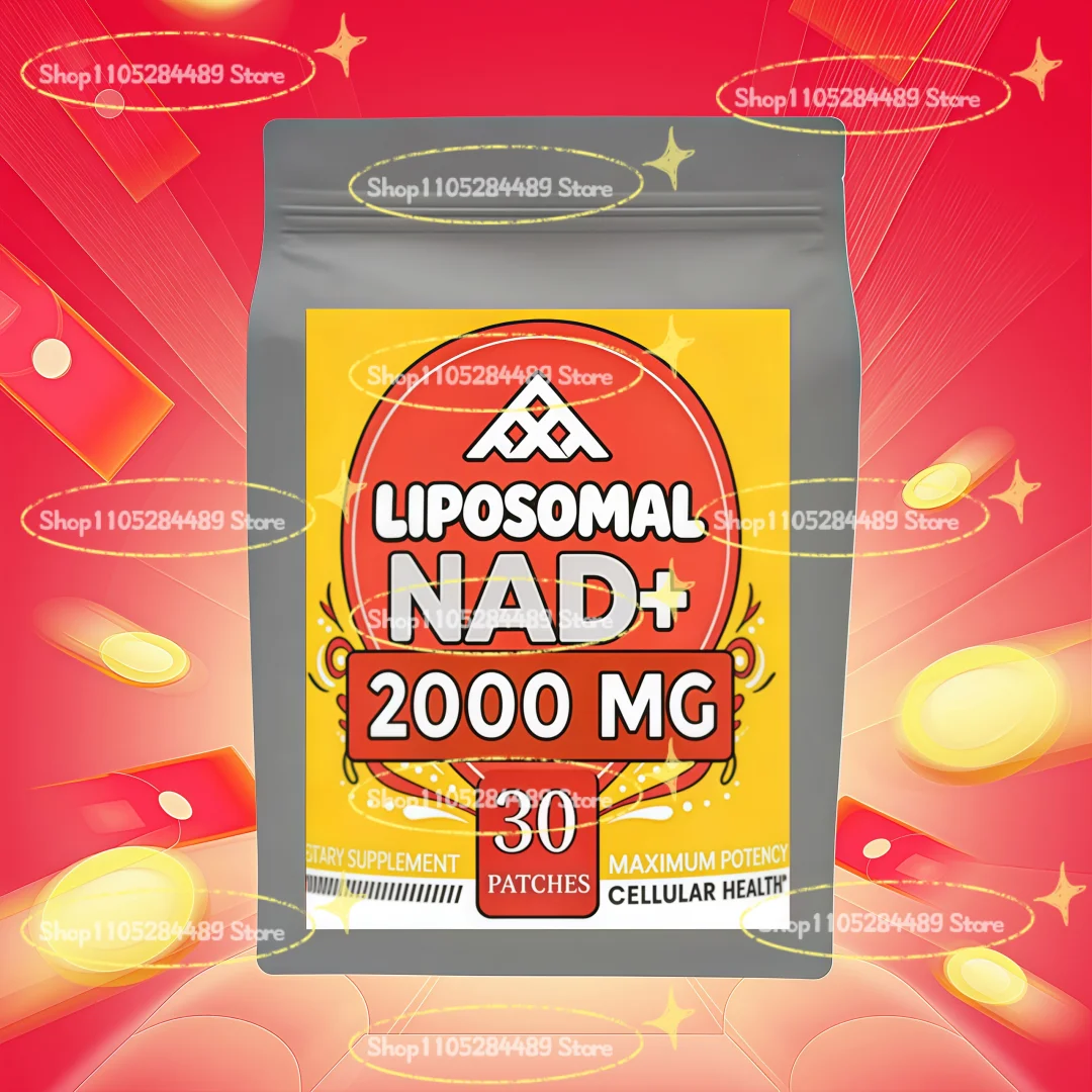 30 Patches Liposomal NAD Transdermal Patches - Cellular Anti-Aging Support, Energy, Focus