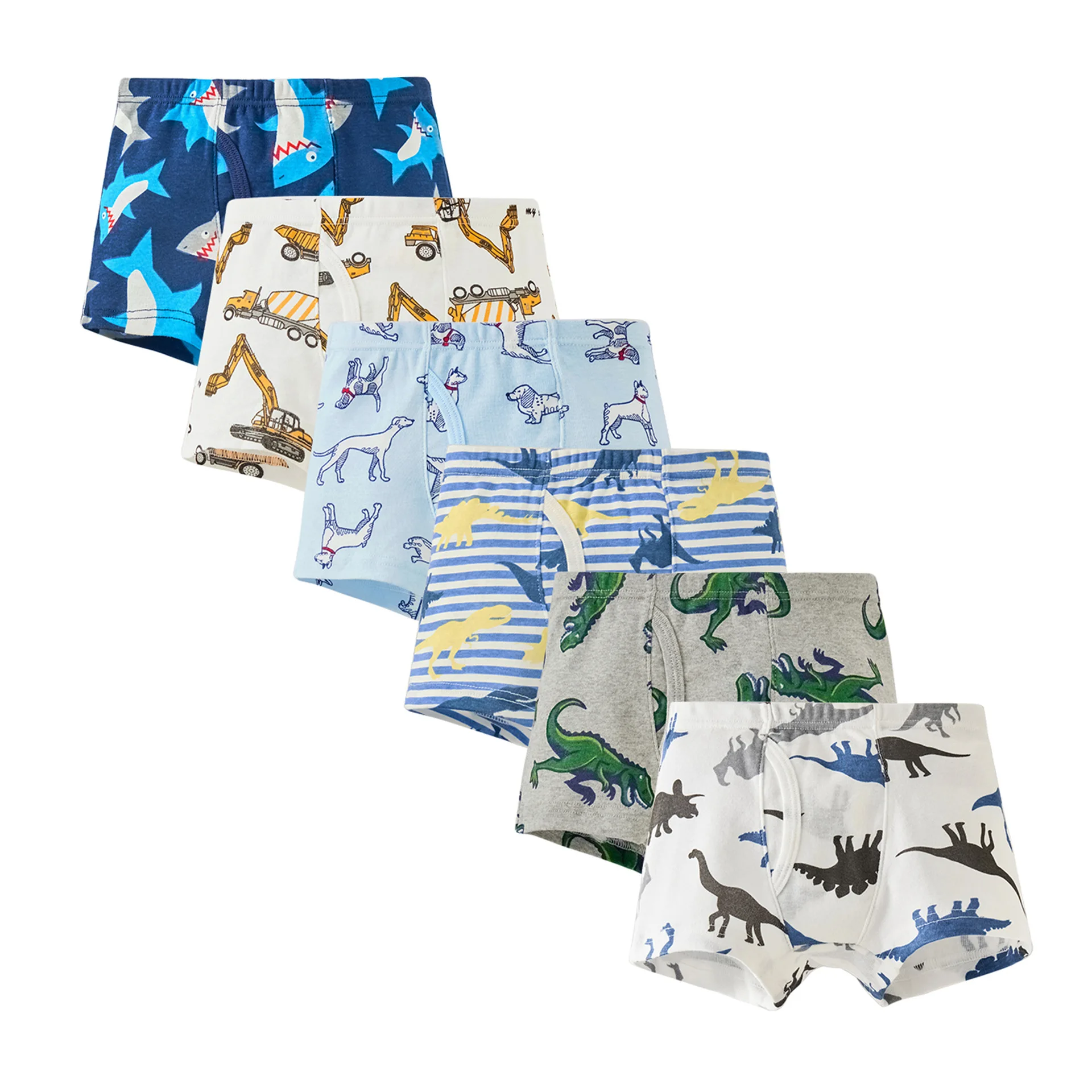 

Sale New delivery High Quality Boys Boxer Shorts Panties Kids children dinosaur underwear 2-10years Old 3pcs/6piece students