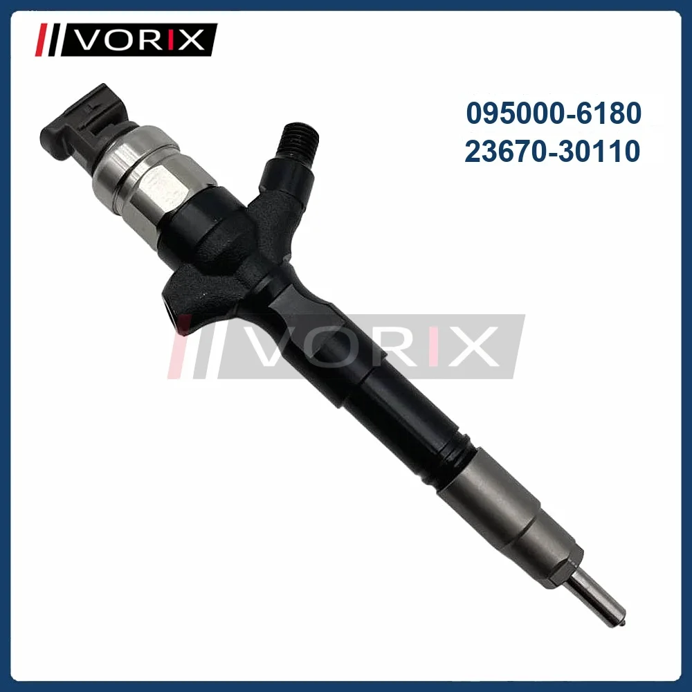 

Diesel Fuel Injector 095000-6180 23670-30110 2367030110 For Toyota 1KD-FTV