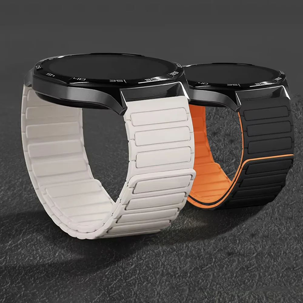 22mm 20mm Magnetisches Silikonarmband für Samsung Galaxy Watch 7/FE/6/5/4 Classic Sport Ersatzarmband für Galaxy Watch Armband