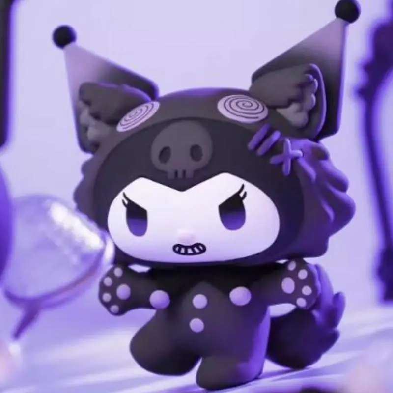 Sanrio Karakter Perifere Kuromi Weerwolf Serie Blinde Doos Speelgoed Desktop Ornamenten Kamer Decoratie Verjaardagscadeau