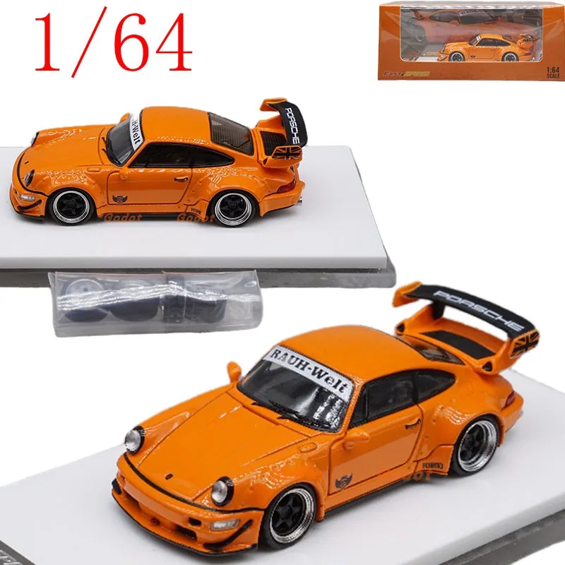 

FS Diecast 1/64 Scale Porsche 964 RWB (Rauh-Welt Begriff) Collectible Display Piece (Non-Toy) Alloy Car Model Toys for Boys Gift