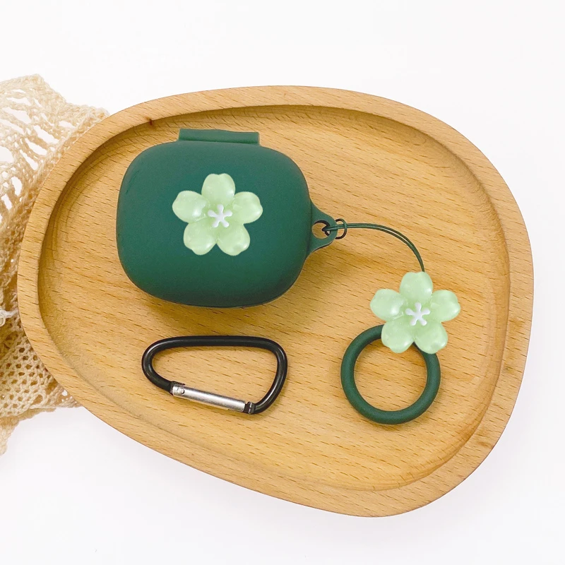 flower case for QCY MeloBuds N30 /HT05/AilyBuds E10 E20 G1 Case Silicone Earphone Cover for QCY MeloBuds Neo case - view 3