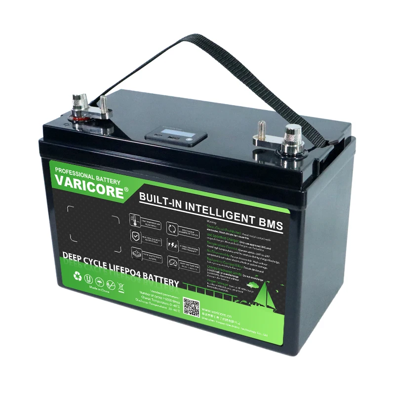 VariCore 12 فولت/12.8 فولت 160ah 180ah 120ah LiFePO4 بطارية في الهواء الطلق بجولة سيارة متعددة الوظائف لشاحن عربة جولف تعمل بالطاقة الشمسية
