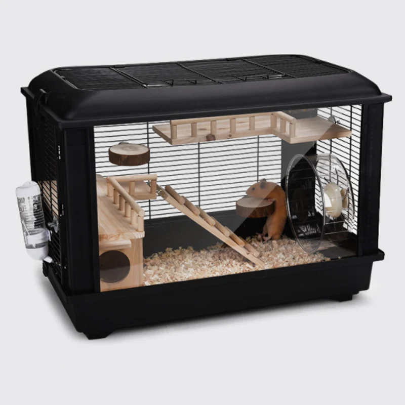 

Fashion Hamster Small Animal Plastic Pet Rodent Rat Acrylic Cages with Several Accessories