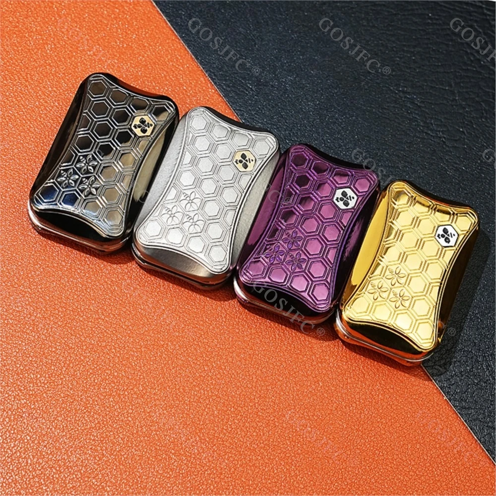 Abeja ilimitada empujando deslizador diapasón magnetismo Fidget Slider titanio Fidget juguetes para adultos