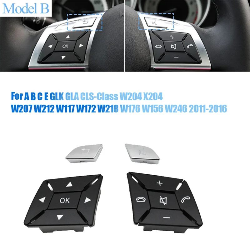 

Отличная крышка кнопки на руль автомобиля, переключатель управления меню A2185400162 для Mercedes-Benz W204 W117 W218 W156 W246 A1725400262