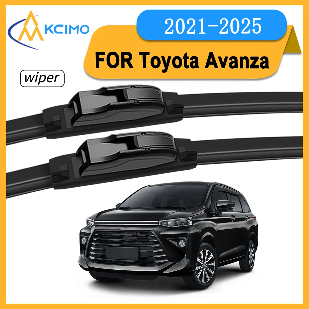 

Windshield Wiper Replacement Kit For Toyota Avanza W100/W150 2021-2025 All-Weather Protection Rubber Front Wiper Blades
