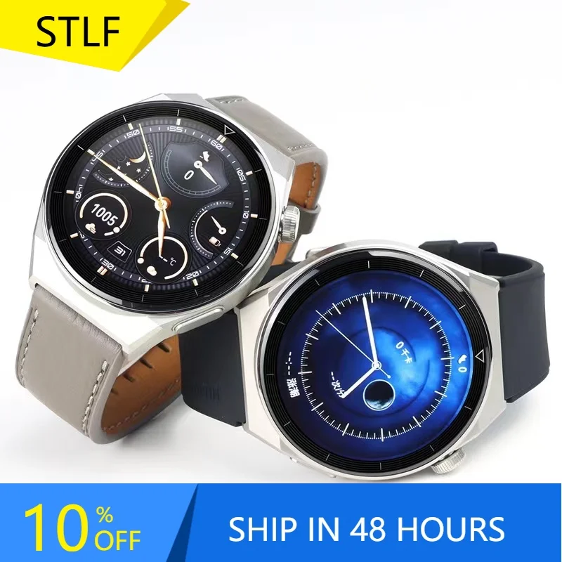 

STLFOriginal WATCH GT 3 Pro 48mm BT5.2 Wireless Charging 1.43 Inch Calling Smart Watch Diving Waterproof Performance