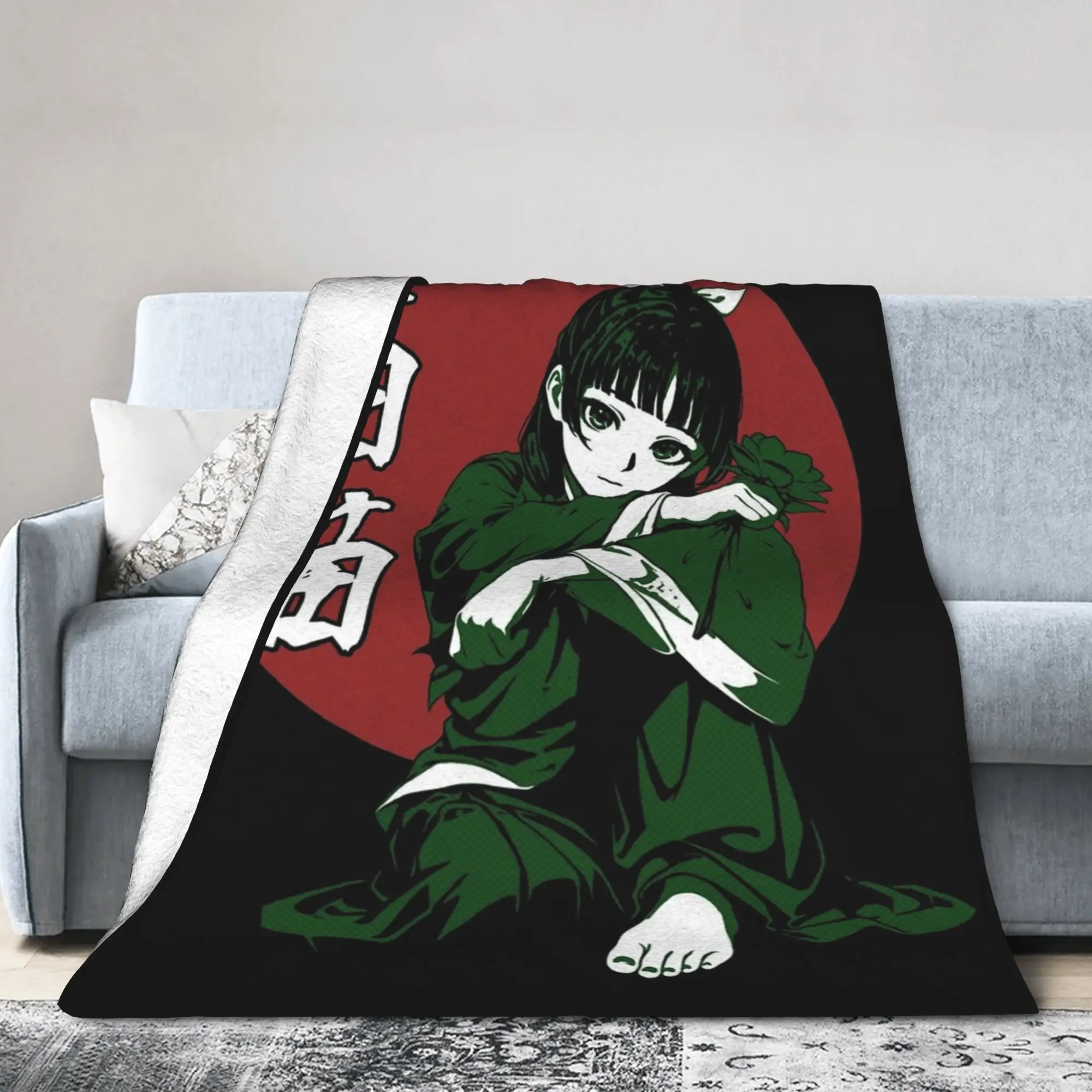 Maomao Sunset The Apothecary Diaries Blanket Flannel Textile Decor  Lightweight Thin Throw Blankets for Sofa Travel Bedspreads