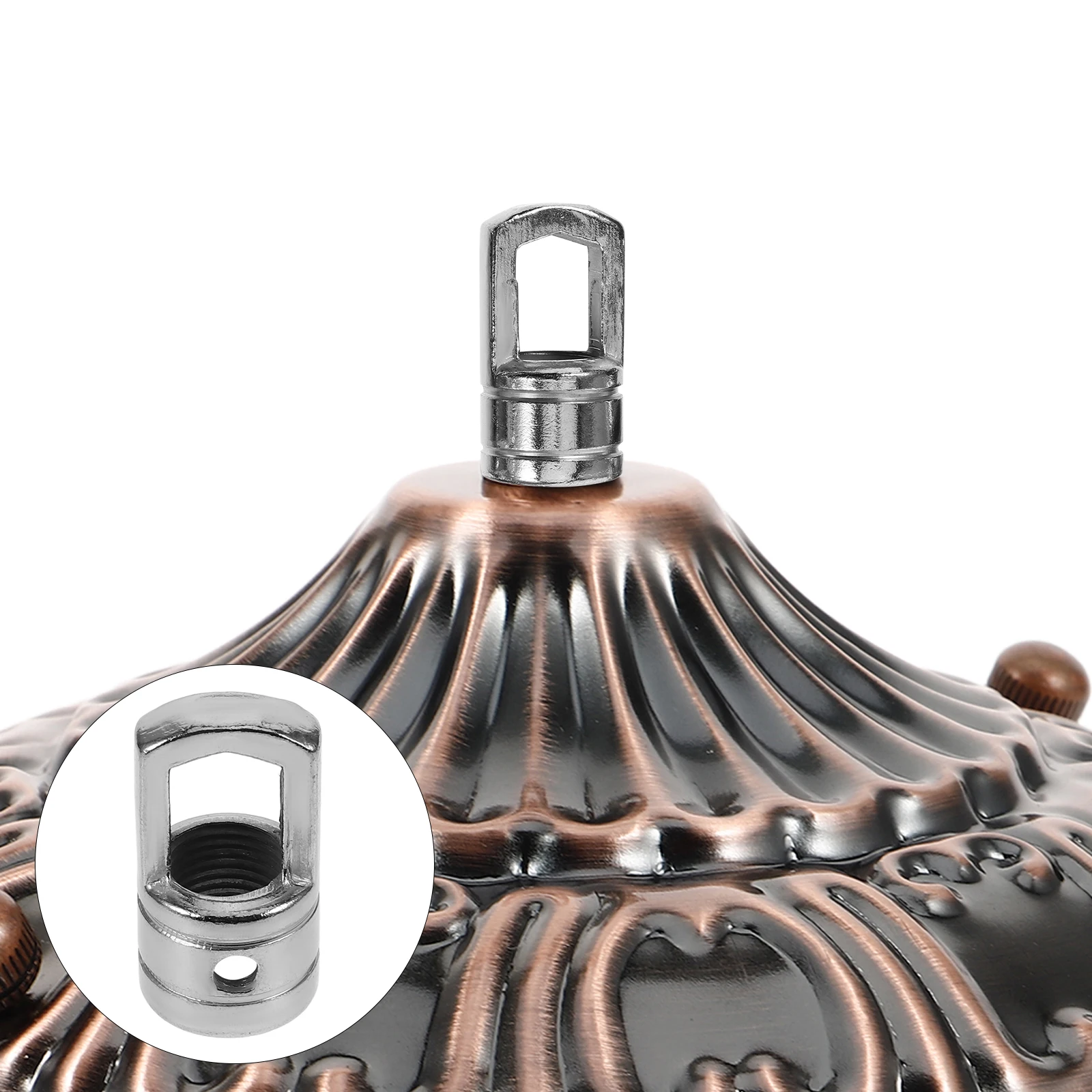 

10Pcs Lamp Nut Hook Rings Iron Durable Ceiling Loop for Hanging Pendant Light Replacement Eye Bolts Parts Ceiling Lights Buckle