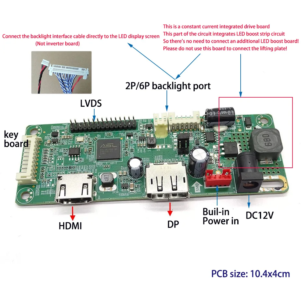 lcd controller board for 21.5