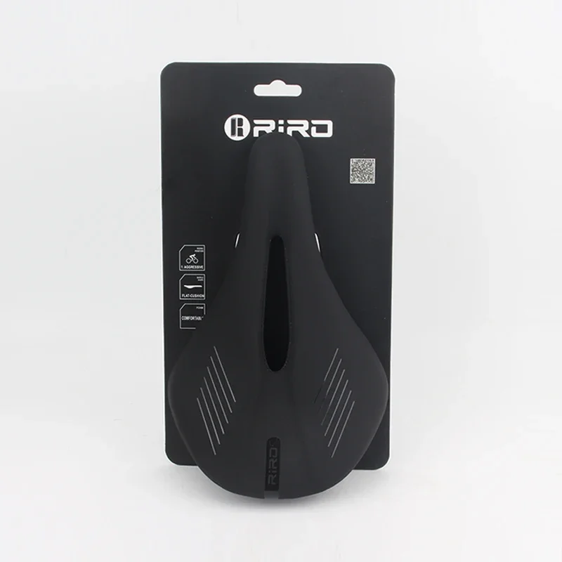 سرج RIRO Comfort EVA MTB مقاس 155 مم مع قضبان فولاذية، مقعد دراجة خفيف الوزن للغاية ممتص للصدمات للطرق والدراجات الجبلية