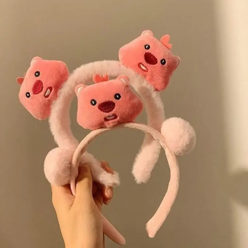 Loopy Plush headbands Kawaii Decoration Trendy Cartoon Decoration Sweet Wash Face Cute Girls Kids Gift Lovely Stylish Anime