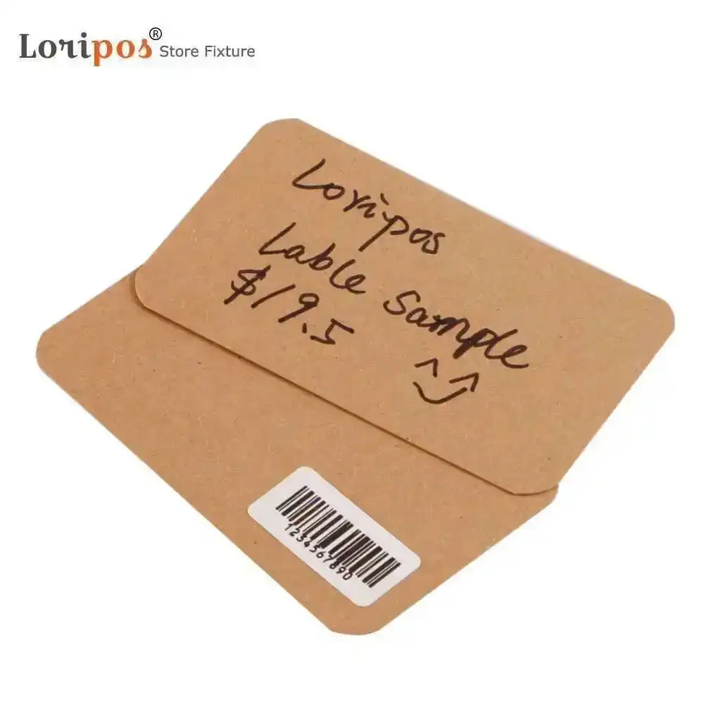 

100 Pieces Black Cards White Blank Handwriting Tag Christmas Valentine's Day DIY Paper Note Ticket