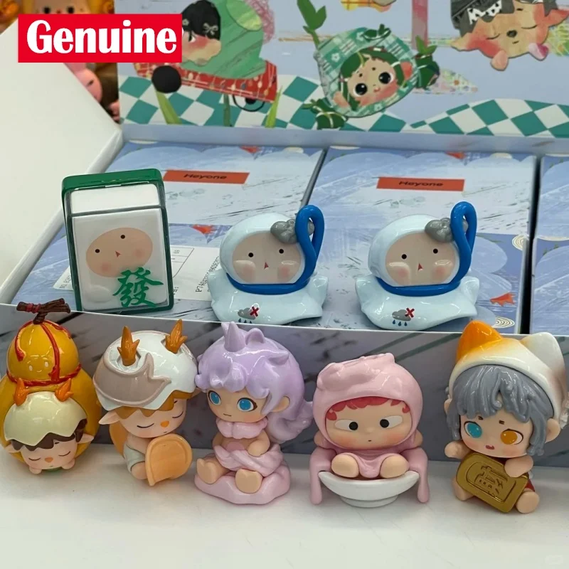 Original Heyone Blind Box Mini Good Luch Manufacturing Bureau Series  Mystery Box Doll Gift Trendy Handmade Toy Fun Gift