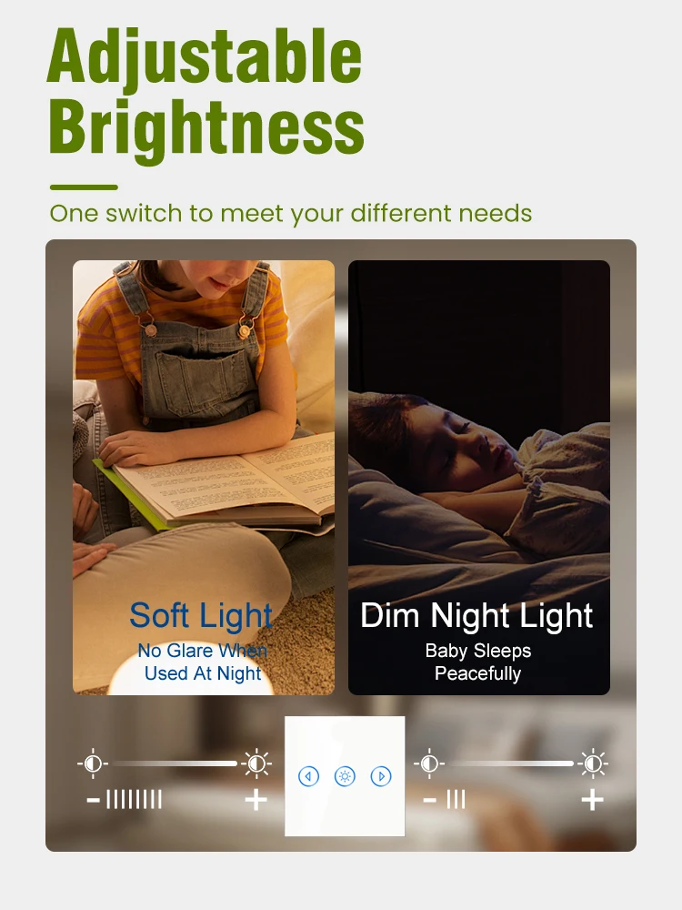 LOUYSGEN Tuya Zigbee EU Wall Touch Dimmer Switch Smart Life Voice Control Alexa Google Home Alice 220V Need Neutral