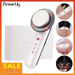 Ultrasonic Cavitation Face Lifting Beauty Machine EMS Infrared Ultrasound Body Slimming Massager Fat Burner Anti Wrinkle Device