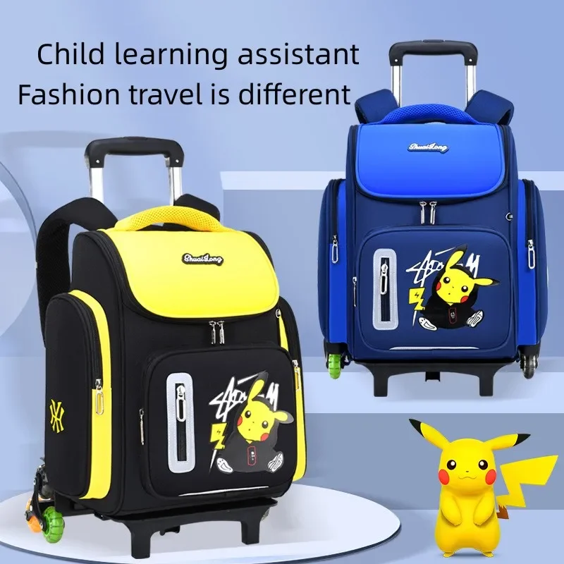 TAKARATOMY School Bag Backpack Trolley Staircase Stationery Bag Spinal Protection Waterproof Children's Learning Backpack Gift