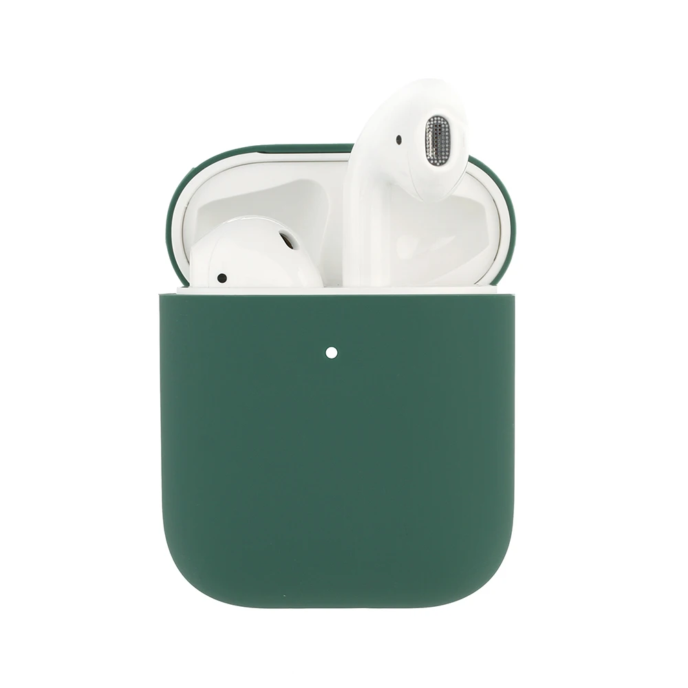 حافظة من السيليكون الناعم لسماعات Apple Airpods حافظة بلوتوث لاسلكية لسماعات الأذن غطاء حماية لحقيبة Airpods Ear Pods